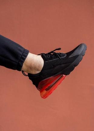 Мужские кроссовки  nike air max 270 black red 23 фото