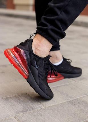 Чоловічі кросівки nike air max 270 black red 28 фото