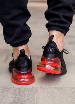 Мужские кроссовки  nike air max 270 black red 27 фото