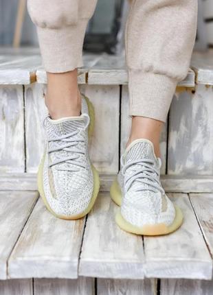 Мужские и женские кроссовки  adidas yeezy boost 350 v2 ludmark 2 (полный рефлектив)