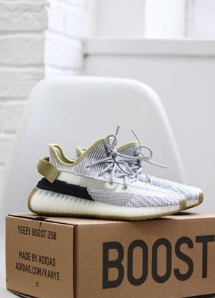 Мужские кроссовки  adidas yeezy boost 350 static olive black