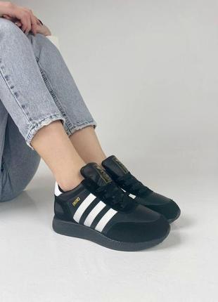 Жіночі кросівки adidas iniki black4 фото