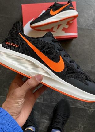 Мужские кроссовки  nike zoom black orange3 фото