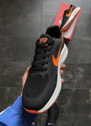 Мужские кроссовки  nike zoom black orange