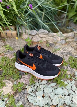 Мужские кроссовки  nike zoom black orange4 фото