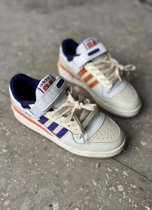Женские кроссовки  adidas forum low 84 purple orange