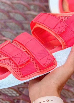 Женские / мужские сандали adidas adilette sandal pink1 фото