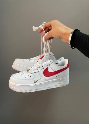 Женские кроссовки  nike air force 1 07 rust red