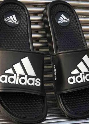 Чоловічі шльопанці adidas black