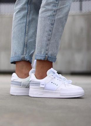 Мужские кроссовки  nike air force 1 type 354 triple white