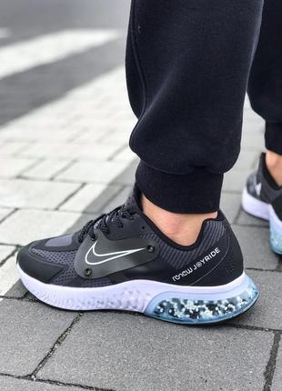 Мужские кроссовки  nike joyride run black green