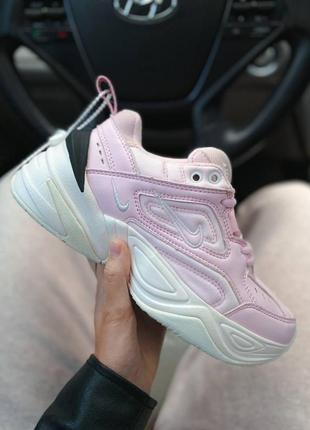 Женские кроссовки  nike m2k tekno pink white