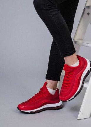 Мужские кроссовки  nike air max 97 red2 фото