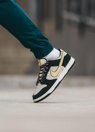 Мужские кроссовки  nike sb dunk low lx black suede