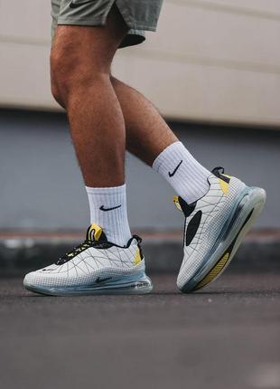 Кросівки чоловічі nike air max 720 white yellow найк аїр макс