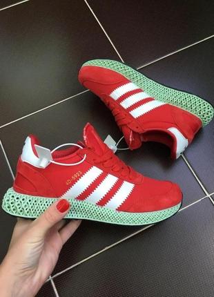 Мужские кроссовки   adidas alphaedge 4d red green