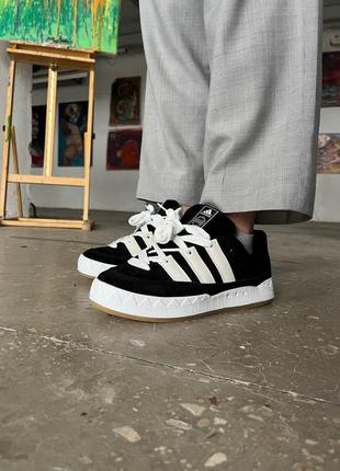 Мужские кроссовки   adidas adimatic black white
