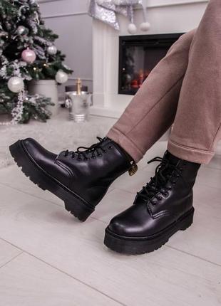 Женские ботинки dr. martens jadon full зимние2 фото