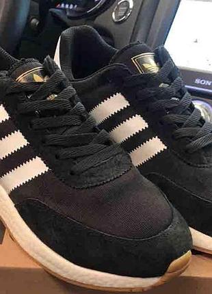 Мужские кроссовки  adidas line iniki black\white