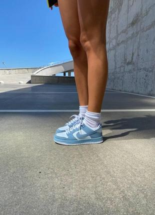 Мужские кроссовки  oregon nike sb dunk low blue8 фото