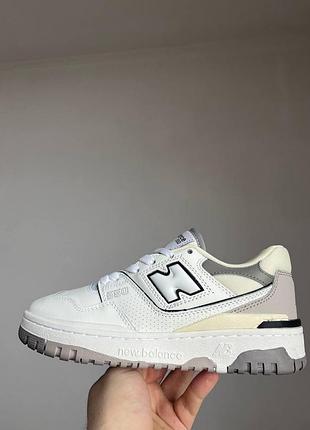Женские кроссовки  new balance 550 white silver new 36