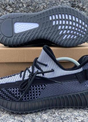 Чоловічі кросівки adidas yeezy boost 350 v2 grey reflective