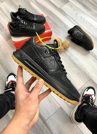 Мужские кроссовки  nike lunar force duckboot low black