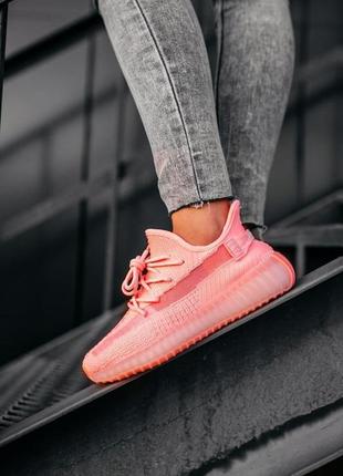 Женские кроссовки  adidas yeezy boost 350 v2 pink