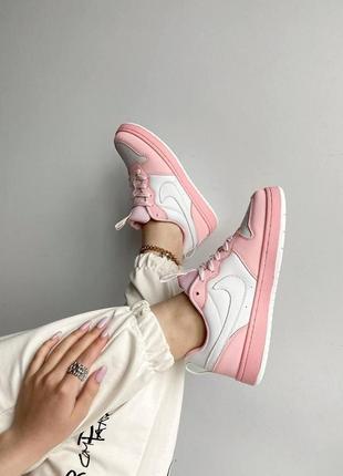 Женские кроссовки  nike air force 1 pink 18 фото