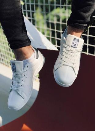 Женские кроссовки  adidas stan smith white black 3