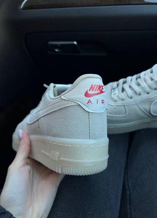 Nike air force 1 beige sales