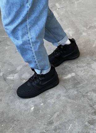 Мужские кроссовки  nike lunar force 1 duckboot black4 фото