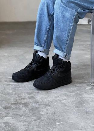 Мужские кроссовки  nike lunar force 1 duckboot black3 фото