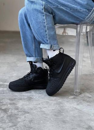 Мужские кроссовки  nike lunar force 1 duckboot black1 фото