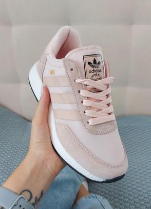 Чоловічі кросівки adidas iniki pink-beige10 фото