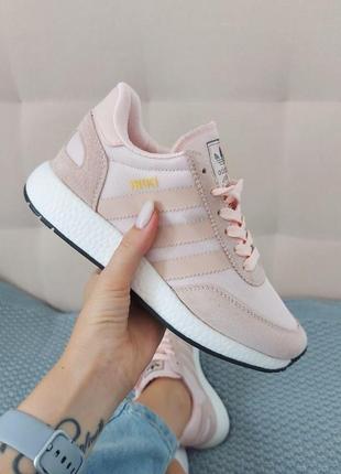 Чоловічі кросівки adidas iniki pink-beige2 фото