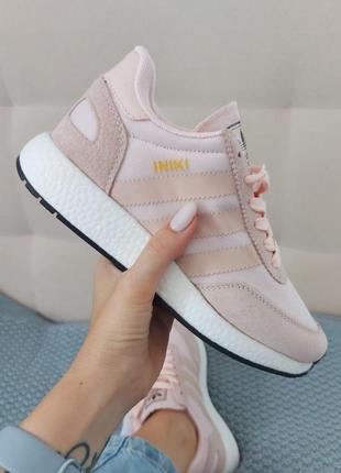 Чоловічі кросівки adidas iniki pink-beige6 фото