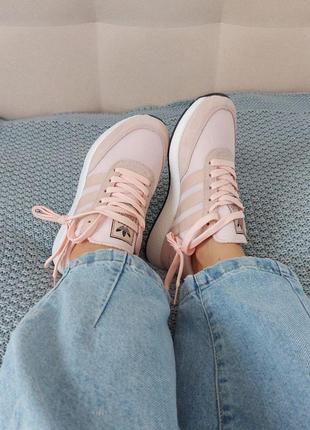 Чоловічі кросівки adidas iniki pink-beige8 фото