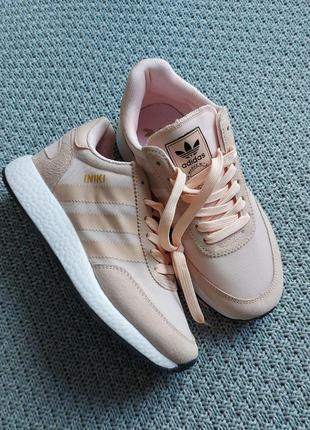 Чоловічі кросівки adidas iniki pink-beige5 фото