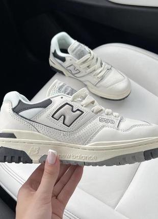 Женские кроссовки  new balance 550 white black new 36