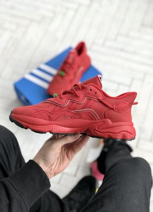 Мужские кроссовки  adidas ozweego adiprene red8 фото