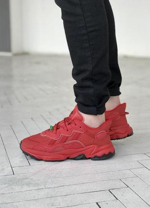 Мужские кроссовки  adidas ozweego adiprene red10 фото