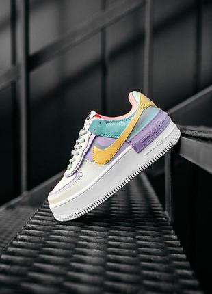 Женские кроссовки  nike air force 1 shadow pale ivory 210 фото