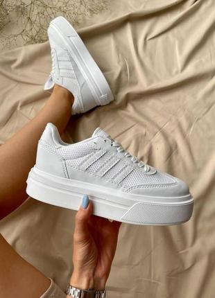 Женские кроссовки  adidas sneakers white9 фото