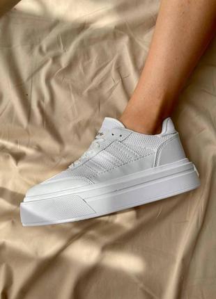 Женские кроссовки  adidas sneakers white4 фото