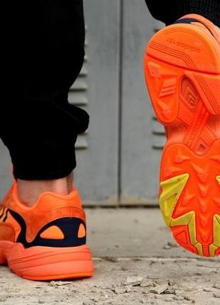 Мужские кроссовки   adidas yung 1 orange4 фото