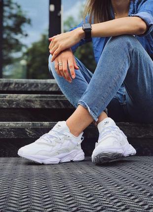 Мужские кроссовки   adidas ozweego adiprene white8 фото