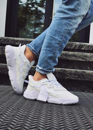 Мужские кроссовки   adidas ozweego adiprene white6 фото