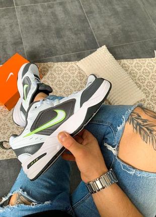 Жіночі кросівки nike air monarch white green