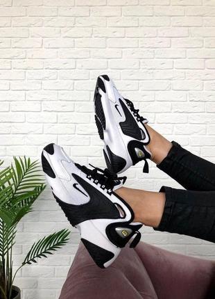Мужские кроссовки  nike zoom 2k black white3 фото